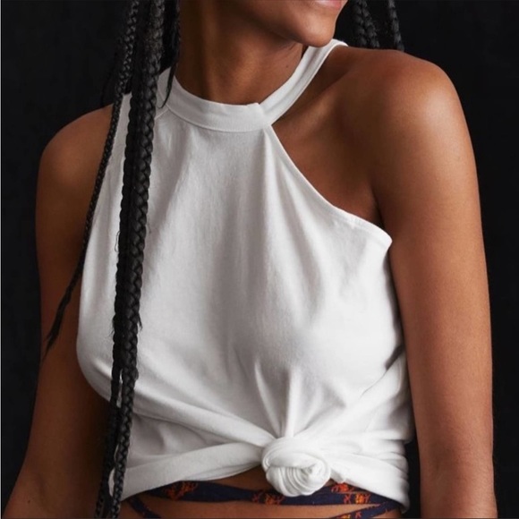 🌷SALE 3/$21🌷Anthropologie Asymmetrical Cutout Tank NWT - Picture 11 of 11